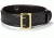 Bianchi 7965 ErgoTek Sam Browne Belt - Plain Black, Brass, Waist Size 46-48in, 22452