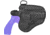 Bianchi X16HL Agent X Holster (Lined) - Plain Tan, Right Hand 17204