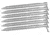 Big Agnes 6in Tent Stakes - 6 Pack, Silver, 6in, ASTAKEPK619