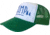 Big Agnes Camp Foam Front Trucker, White/Kelly Green, One Size, AHCAMP-WKG-OS