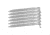 Big Agnes 6in Tent Stakes - 6 Pack, Silver, 6in, ASTAKEPK619