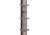 Big Dog Hunting Timber Steps, 31 in, Grey, BDTS-400