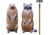 BIGshot Pro Hunter Groundhog Target, Brown, 3D910