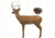 Bigshot Pro Hunter Buck Target, 3D110