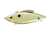 Bill Lewis Knock-N-Trap Hard Bait, Gold Black Back, 3/4 oz, BLF-KMG26