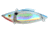 Bill Lewis Rat-L-Trap Letric Shad Lipless Crankbait, 3in, 1/2oz, Sinking, Lectric Silver, BLF-RTL1