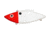 Bill Lewis Rat-L-Trap Hard Bait, white Redhead - Saltwater, 1/2 oz, BLF-RT97S
