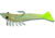 Billy Bay Halo Magnum Shrimp, 1/4 oz, Halo Glow/Chartreuse Tail, 3/Pack, 772-4-3-80