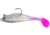 Billy Bay Halo Shad, 1/4 oz, Clear Sparkle/Pink Tail, 3/Pack, 888-4-3-75