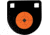 Birchwood Casey 4in Gong Two Hole 3/8in AR500 Steel Target, BC-47606