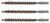 Birchwood Casey BWC Bronze Cleaning Brushes .243/6mm/.257 Calibers Three-Pack