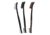 Birchwood Casey Utility Brushes 3-Pack Nylon/Bronze/Stainless Steel, BC-41104
