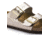 Birkenstock Arizona Birko-Flor Cork-Latex Footbed Sandal, Electric Taupe Burko-Flor, Narrow, 39, 1012972-39