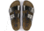 Birkenstock Arizona Soft Footbed Leather Sandals - Womens, Anthracite Leather, Medium, 37, 1000292-37