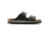 Birkenstock Arizona Soft Footbed Leather Sandals - Womens, Anthracite Leather, Medium, 37, 1000292-37