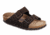 Birkenstock Arizona Suede Soft Footbed Sandal - Womens-Mocha-Medium-42