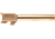 Bishop Defense Match Grade Pistol Barrel, Glock 17, 9mm, 4.49 in, 1-10 Twist, Bronze, BDBLG17BRNZ