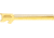 Bishop Defense Match Grade Pistol Barrel, Glock 34, 9mm, 5.31 in, 1-10 Twist, Gold, BDBLG34GLD