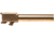 Bishop Defense Match Grade Pistol Barrel, Glock 19, 9mm, 4.02 in, 1-10 Twist, Bronze, BDBLG19BRNZ