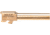 Bishop Defense Match Grade Pistol Barrel, Glock 43, 9mm, 3.39 in, 1-10 Twist, Rose Gold, BDBLG43RSGLD