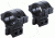 Model 263 1in Long Double Strap Dovetail Rings,Matte Black