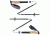 Black Diamond Alpine FLZ Trekking Poles with Tip Protector, 110 cm, BD11220300001101