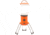 Black Diamond Apollo Lantern-Vibrant Orange