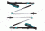 Black Diamond Distance FLZ Womens Z Trekking Poles, Evegreen, 125 cm BD11220700001251