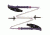 Black Diamond W's Ultra Mtn Fl Z-poles 125cm BD11213400001251