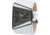 Black Dice Hustle Men's Watch - Black Dial and Case, White Leather Strap BLABD-003-08