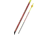 Black Eagle Arrows Outlaw Fletched Crested Arrows - .005in 6 Pack - 400 - Fluorescent Yellow Crested, Black, Yellow, Red, 400 Spine Outl-Crested-0015