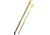 Black Eagle Arrows Zombie Slayer Crested Arrows - .003in 6 Pack - 350, Black, Yellow, Orange, 350 Spine Zomb-Crested-Fletch-0014