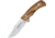 Black Fox Outdoor Fixed Blade Knife, 4 satin finish 440 stainless clip point blade, Zebra wood handle, 02FX139