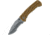 Black Fox Tan Framelock Folding Knife, Tan, Tan G10 handle with Gray titanium coated stainless, 01FX769