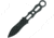 Black Fox Throwing Knife, 3.25 blade, Skeletonized handle, 02FX060