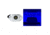 Black Oak LED Rock Accent LED Light, White Housing, Blue, MAL-B