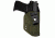 Black Rhino Concealment Concealed Carry IWB Holster System / Colt, Model Colt Rail Gun 1911 5in w/ Rail, Left Handed Shooter, Cant 0 Degrees, Olive Drab, 191204181609