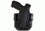 Black Rhino Concealment Tactical Carrier OWB Holster System w/ Light Holster - FN, Model FNS 9 Compact, Left Handed Shooter, Cant 0 Degrees, Black, 191204306101