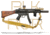 Black River Manufacturing MLOK Slanted Vertical X-Grip, Black, BRVXGSBK