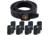 Black Scorpion Outdoor Gear Competition Rig - 1 Pro HD Belt, 4 Ambidextrous Double Stack Mag Pouches, Ambidextrous, Black, Large, CO22-BTLBK-MPGMBK