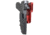 Black Scorpion Outdoor Gear Glock 34, 35 Pro Heavy Duty Competition Holster, Left Hand, Red Shell / Black, HCD2-USPSABS-GL34BKLH