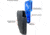 Black Scorpion Outdoor Gear Pro Heavy Duty Competition Holster, Right Hand, Canik TP9 SFx, 5.2in Barrel, 1.5 - 1.75in Belts, Kydex/ 6066 Aluminum, Carbon Fiber/Blue, HCD3-USPSABS-TP9SFXCFRH