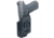 Black Scorpion Outdoor Gear Pro IDPA Competition Holster, Right Hand, GLOCK 17/ 19/ 19X/ 22/ 45, 4.02 - 4.49in Barrel, 1.5 - 1.75in Belts, Kydex, Carbon Fiber, HC03-IDPA-GL17CFRH