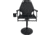 BLACK SIERRA EQUIPMENT HI-LINE Elevated Swivel Chair, Black, HCH-039-BLK-BSE