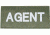 Blackhawk 90IN01 Agent Patch White on Green