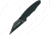 BlackHawk Be-Wharned Folding Knife, 3.38in, D2 Tool Steel, Plain Edge, Sideliner G-10 Handle, Black, BH15BW201BK