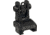 BlackHawk Hybrid Folding Top Mounted Deployable Iron Sight for AR-15, Black, 71BU04BK