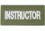 Blackhawk Instructor Patch, White on Black, 90IN02WB