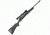 Blackhawk Pillar Bed Standard Barrel CompStock - Remington 700BDL Short Action Stock K70000-C