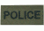 Blackhawk! Police Patches 90IN04, Black on Green